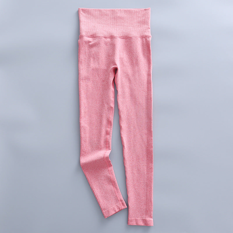 Wholesale Hip Lifting Breathable Tight Fitting Sports Set Nylon Yoga Clothes